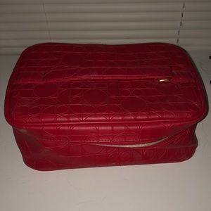 Red bathroom bag